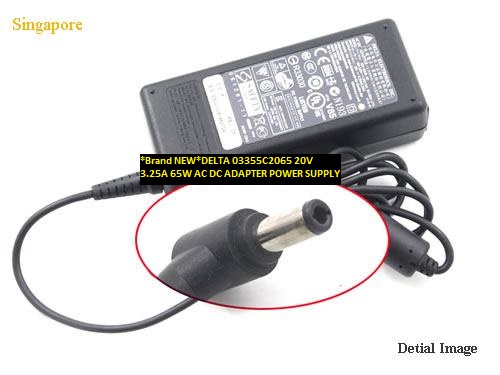*Brand NEW*DELTA 03355C2065 20V 3.25A 65W AC DC ADAPTER POWER SUPPLY